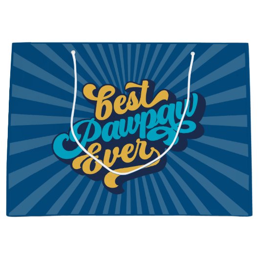 パウ最高のパー・エバーファーズデー ラージペーパーバッグ (正面)