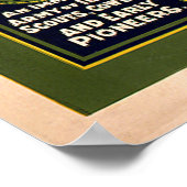 パウ素晴らしニーBill1903 -ヴィンテージワイルドウエスト ポスター (角)