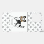 パウ・犬の骨・名前のビュエルテリア Case-Mate iPhoneケース (裏面 (横))