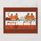 パエスツムの壁画、イタリア ポストカード (正面)