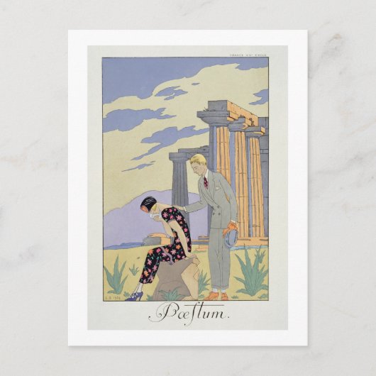 パエストム, 1924年(ポチョワールプリント) ポストカード (正面)