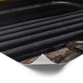 パエリアはシェフのグリルギフトで調理される ポスター (角)