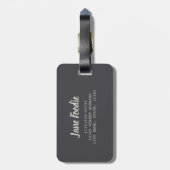 パエリアはシェフのグリルギフトで調理される ラゲッジタグ (裏面縦)