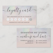 パエレガントール赤面グラデーション ロイヤリティカード (正面/裏面)