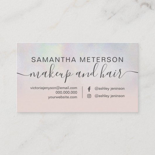 パエレガントール赤面グラデーション ロイヤリティカード (裏面)