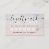 パエレガントール赤面グラデーション ロイヤリティカード (正面)