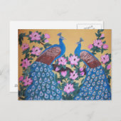 パオカラフルン・マグノリアス・アクリル絵画ズ ポストカード (正面/裏面)