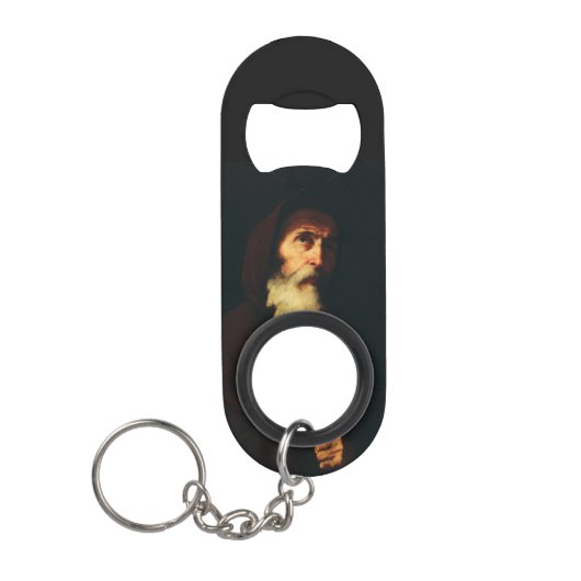 パオラの聖フランシス キーホルダー栓抜き (正面)