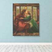 パオロとフランチェスカ・ダ・リミニ(by Rosseti) キャンバスプリント (インサイチュ (ウッドフロア))