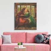 パオロとフランチェスカ・ダ・リミニ(by Rosseti) キャンバスプリント (インサイチュ (リビング))