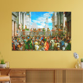 パオロヴェロネーゼ – ザ結婚ズアットカナ キャンバスプリント (インサイチュ (リビング))