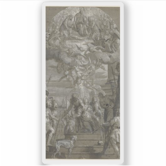 パオロヴェロネーゼ – 聖ジュスティナの殉教 シール (正面)