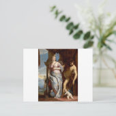 パオロ・ベロネーゼの知恵と強さの寓話 ポストカード (スタンド正面)