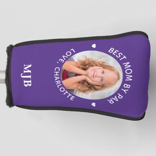 パカスタムルプ最高のラパープルの写真のママモダンー ゴルフヘッドカバー (正面)