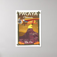 パカヤ火山グアテマラ旅行ポスター