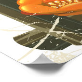 パカヤ火山グアテマラ旅行ポスター ポスター (角)