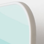 パカラフルステルストライプパーソナライズされた ピックルボールラケット (左詳細)