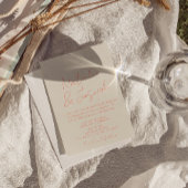 パカラフルステル書お洒落写真結婚の 招待状