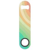 パカラフルステル波のパタパーソナライズされたーン スピード栓抜き (裏面)