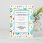 パカラフルスモダンソバーセダル招待状 招待状 (スタンド正面)