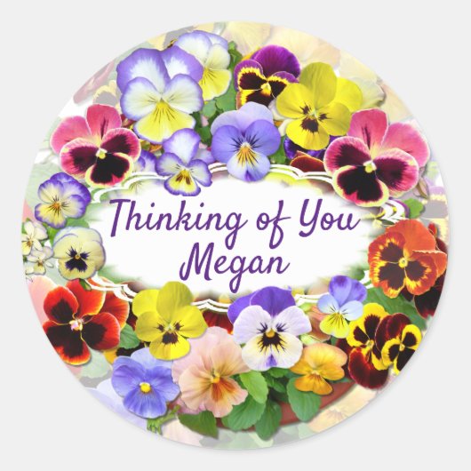 パカラフルン考えるジーズ·オブ·ユー ラウンドシール (正面)