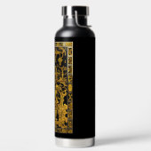 パカルの墓 – 金ゴールドパレンケ宇宙飛行士 ウォーターボトル (左面)