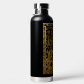 パカルの墓 – 金ゴールドパレンケ宇宙飛行士 ウォーターボトル (右面)