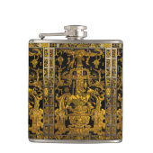 パカルの墓 – 金ゴールドパレンケ宇宙飛行士 フラスク (正面)