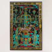 パカル素晴らしの墓の蓋 – パレンケ宇宙飛行士 ジグソーパズル (縦)