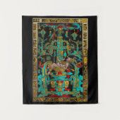 パカル素晴らしの墓の蓋 – パレンケ宇宙飛行士 タペストリー (正面)