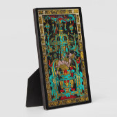 パカル素晴らしの墓の蓋 – パレンケ宇宙飛行士 フォトプラーク (側面)