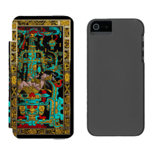 パカル素晴らしの墓の蓋 – パレンケ宇宙飛行士 iPhone SE/5/5sウォレットケース