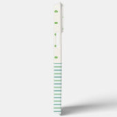 パガーリースモノグラムのかわいらしステルL緑 Case-Mate iPhoneケース (裏面 / 右)