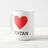 パキスタンが好き コーヒーマグカップ (正面左)