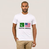 パキスタンのアメリカ人 Tシャツ (正面フル)