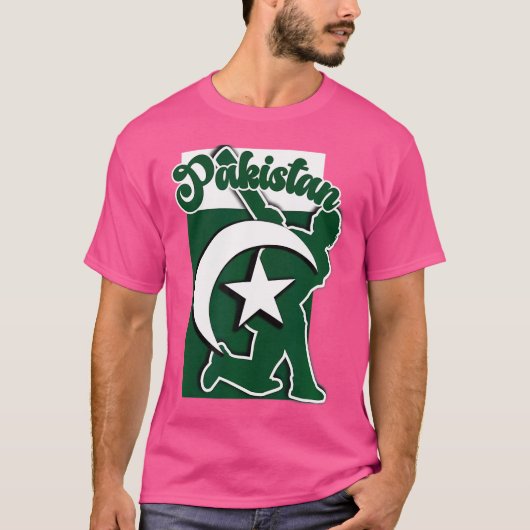 パキスタンのクリケット Tシャツ (正面)