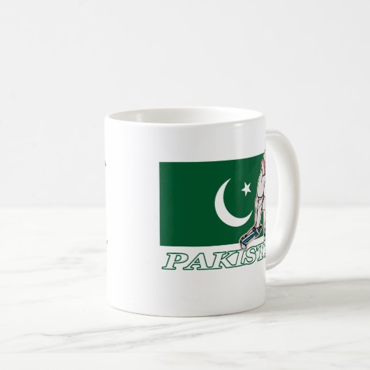 パキスタンのコオロギプレーヤー コーヒーマグカップ (正面右)