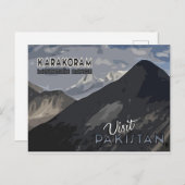 パキスタンのポストカードを訪問 ポストカード (正面/裏面)