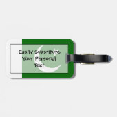 パキスタンの個人簡単ID ラゲッジタグ (裏面横)