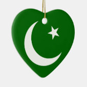 パキスタンの全インド・ムスリム連盟、コロンビアの旗 セラミックオーナメント (右)