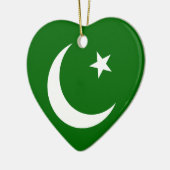 パキスタンの全インド・ムスリム連盟、コロンビアの旗 セラミックオーナメント (左)