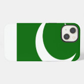 パキスタンの国旗 iPhoneケース (裏面横)