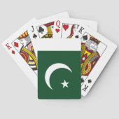 パキスタンの国民の世界の旗 トランプ (裏面)
