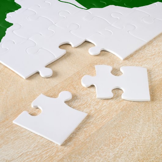 パキスタンの地図の旗 ジグソーパズル (側面)