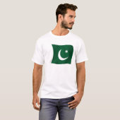 パキスタンの旗のTシャツ Tシャツ (正面フル)