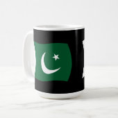 パキスタンの旗マグ コーヒーマグカップ (正面左)