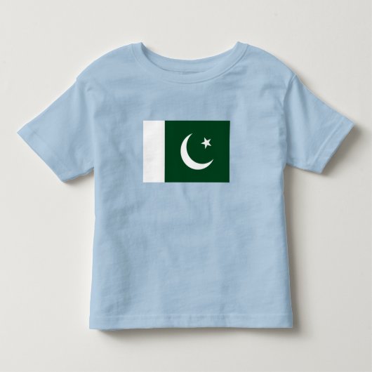 パキスタンの旗 トドラーTシャツ (正面)