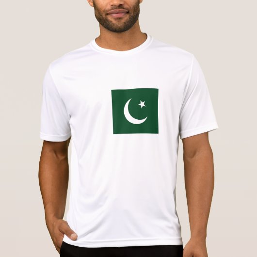 パキスタンの旗 Tシャツ (正面)