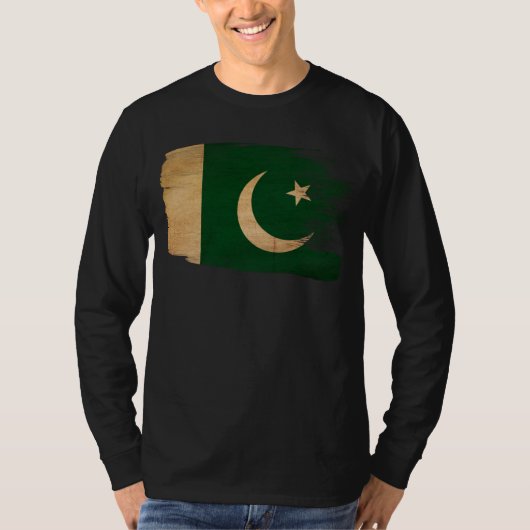 パキスタンの旗 Tシャツ (正面)