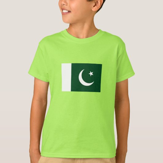 パキスタンの旗 Tシャツ (正面)